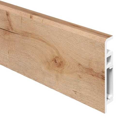 Фото Плинтус Aberhof Luxe Дуб Янтарный (70х13х2000 мм)