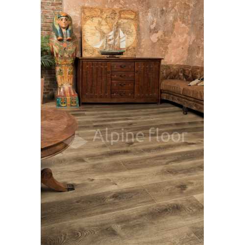 Фото Плитка SPC Alpine Floor Premium XL Дуб Коричневый ABA ECO 7-9, 43 класс (1524х180х8.0 мм)