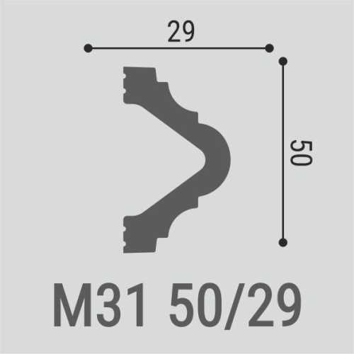 Фото Молдинг Bello Deco M31 под покраску (50х29х2000)