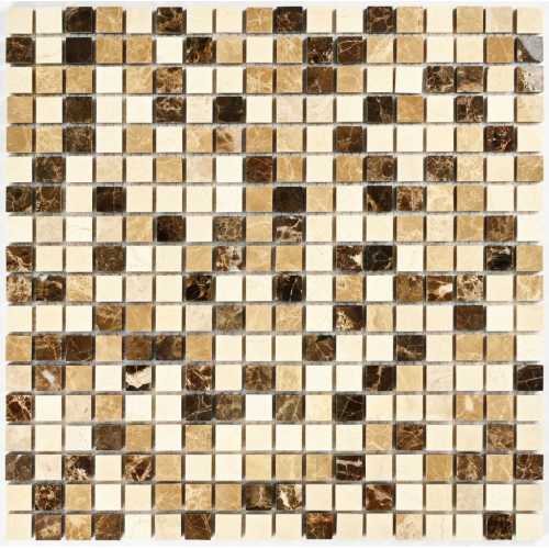 Фото Мозаика из натурального камня Bonaparte Turin-15 15х15 (305х305х7 мм)