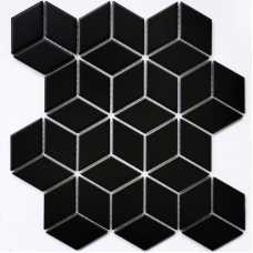 Мозаика керамическая Bonaparte Landa Black matt 48х48 (267.4х309х6 мм)