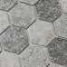 Маленькое фото Мозаика из керамогранита Bonaparte Olmeto Grey 51х59 (282х271х6 мм)