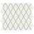 Мозаика керамическая Bonaparte Reno White matt 39х45 (252х291х6 мм)
