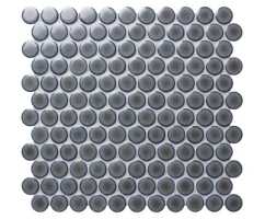 Мозаика из керамогранита Bonaparte Round blue gray 28х28 (312х330х6 мм)