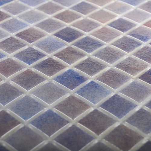 Фото Мозаика стеклянная Bonaparte Atlantis Purple 24х24 (315х315х4 мм)