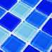 Маленькое фото Мозаика стеклянная Bonaparte Blue Wave 2, 25х25 (300х300х4 мм)