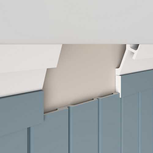 Фото Карниз под покраску Cosca КХ052 для подсветки (72х65х2000 мм) 