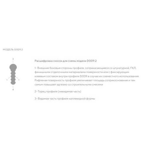 Фото Профиль разделительный Decaro D009.2 Титановый анод (3*3000)