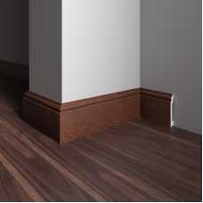Плинтус напольный, влагостойкий Decor Dizayn 701-82SH (100*16*2400) Плинтус напольный, влагостойкий Decor Dizayn 701-82SH (100*16*2400)