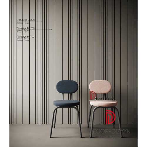 Фото Молдинг под покраску Decor Dizayn DD626 из полистирола (30х13х3000 мм)