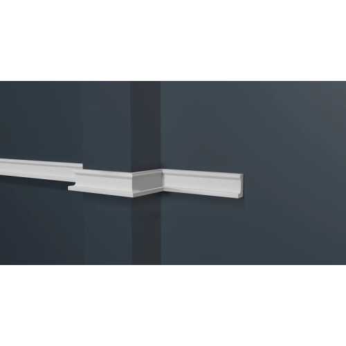 Фото Молдинг под покраску Decor Dizayn DD628 из полистирола (20х10х2000 мм)