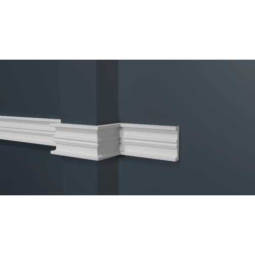 Фото Молдинг под покраску Decor Dizayn DD629 из полистирола (40х10х2000 мм)