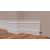Плинтус напольный Decor Dizayn DD725 под покраску, белый (210*21*2000)