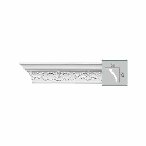 Фото Карниз под покраску Fabello decor C1009 с орнаментом (82*58)