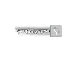 Карниз под покраску Fabello decor C141 с орнаментом (76*34) Карниз под покраску Fabello decor C141 с орнаментом (76*34)
