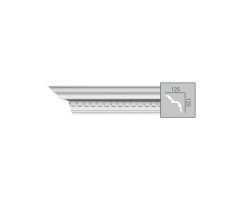 Карниз под покраску Fabello decor C143 с орнаментом (125*125) Карниз под покраску Fabello decor C143 с орнаментом (125*125)