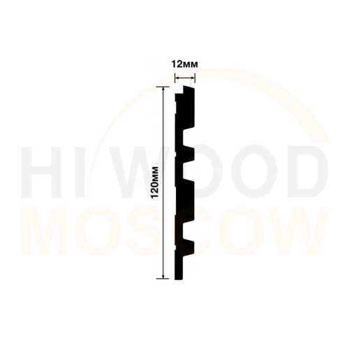 Фото Декоративная панель HIWOOD LV122 W50 (120 × 12 × 2700 мм)