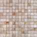 Маленькое фото Мозаика из натурального камня Caramelle Onice legno chiaro POL (23х23х7 мм)