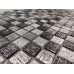 Маленькое фото Мозаика стеклянная Caramelle Silk Way Black Tissue 23х23 (298х298х4 мм)