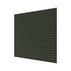 Стеновая панель квадратная МДФ Ликорн - Пирамида Олива, 500*500*8 мм (4 шт)