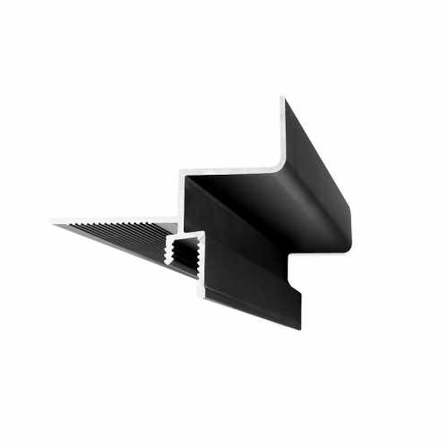 Фото Теневой профиль для потолка Ликорн С-06.2.3 черный
