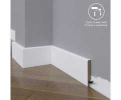 Плинтус напольный под покраску 09-072-10 Madest Decor MDF (72х10х2400 мм) Плинтус напольный под покраску 09-072-10 Madest Decor MDF (72х10х2400 мм)