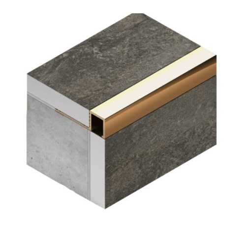 Фото Профиль для плитки внешний латунь 10 мм Neexy PVL31-01 Полированная, 2.7 метра