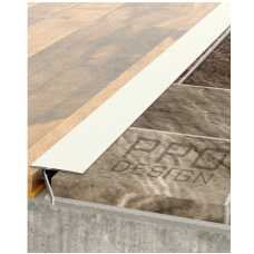 Порог алюминиевый Pro Design Doorstep 571 Белый Муар (5*25*1800) Порог алюминиевый Pro Design Doorstep 571 Белый Муар (5*25*1800)