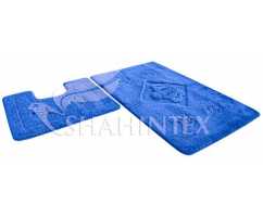 Набор ковриков Shahintex PP Lux Синий 56 (60x100+60x50 см)