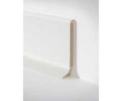 Плинтус напольный, гибкий Dollken (Долкен) S60 Flex 1013 Белый 60x15х2575 (1уп=20 шт)