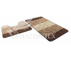Набор ковриков Shahitex РР Mix 4К Кофе с молоком 55 (50*80+50*50 см)