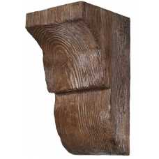 Консоль рустик 150х275мм (для балки на 195мм) Дуб темный
