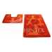 Маленькое фото Набор ковриков Shahintex PP Оранжевый 63 (50*80+50*50 см)