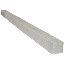 Балка декоративная из полиуретана Arno Decor Рустик 100х100мм Белая, длина 1м