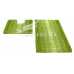 Маленькое фото Набор ковриков Shahintex Multimakaron 60*90+60*50 зеленый