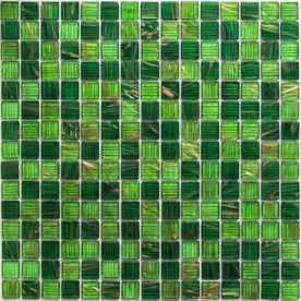 Мозаика стеклянная Bonaparte Verde 20х20 (300х300х4 мм)
