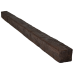 Маленькое фото Балка декоративная из полиуретана Arno Decor Рустик 100х100мм Дуб темный, длина 1м