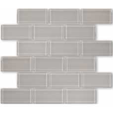 Мозаика стеклянная Caramelle Impressioni Mattoni Beige 50х100 (300х300х8 мм)