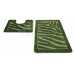 Маленькое фото Набор ковриков Shahintex PP Зеленый 52 (50*80+50*50 см)