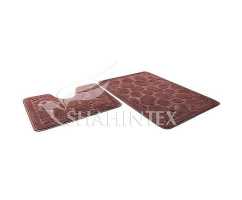 Набор ковриков Shahitex Эко Шоколадный  37 (45*71+45*43 см)
