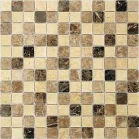Мозаика из натурального камня Caramelle Pietra 1 Mix POL  23х23 (298х298х4 мм)
