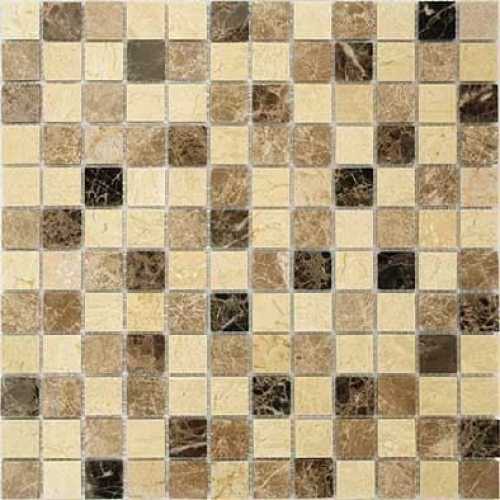 Фото Мозаика из натурального камня Caramelle Pietra 1 Mix POL  23х23 (298х298х4 мм)