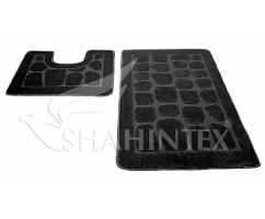 Набор ковриков Shahintex PP Черный 18 (50*80+50*50 см)
