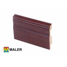 Плинтус напольный Maler МДФ с кабель-каналом Красное дерево арт.12007, высота 90 мм Плинтус напольный Maler МДФ с кабель-каналом Красное дерево арт.12007, высота 90 мм
