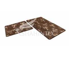 Набор ковриков Shahintex Vintage SH V002 60*100+60*50 шоколадный 