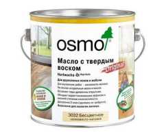 Масло Osmo бесцветное с твердым воском Original 3032 шелковисто-матовое (2,5 л)