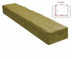 Балка декоративная из полиуретана Arno Decor Рустик 195х130мм Дуб болотный, длина 3м