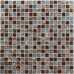 Маленькое фото Мозаика стеклянная с камнем Caramelle Naturelle Fiji 15х15 (305х305х8 мм)