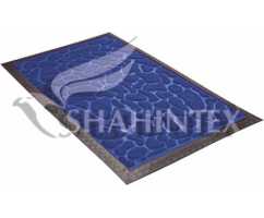 Коврик придверный влаговпитывающий SHAHINTEX МХ10 синий (80*120) см