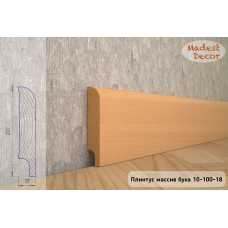 Плинтус из массива Бука под лаком, широкий Madest decor 10-100-22 Плинтус из массива Бука под лаком, широкий Madest decor 10-100-22